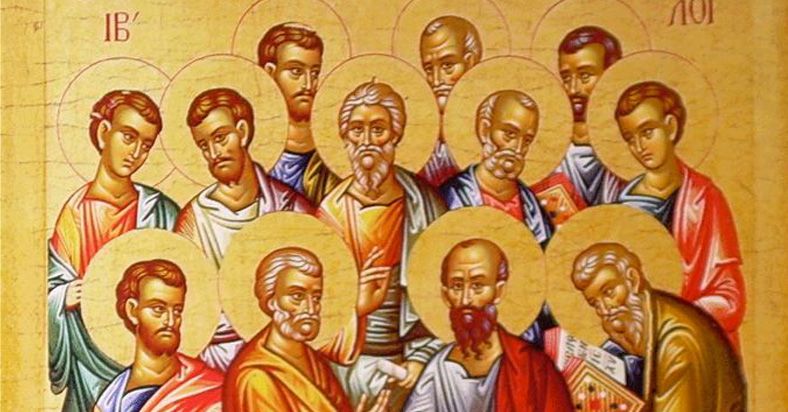 Painting of the 12 Apostles of Jesus