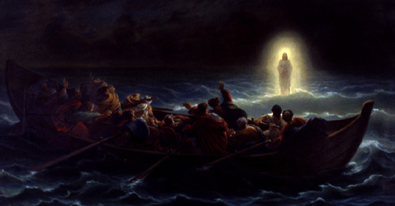 Jesus walking on water meaning